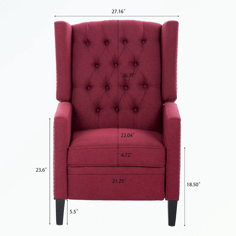 Fauteuil inclinable manuel à oreilles