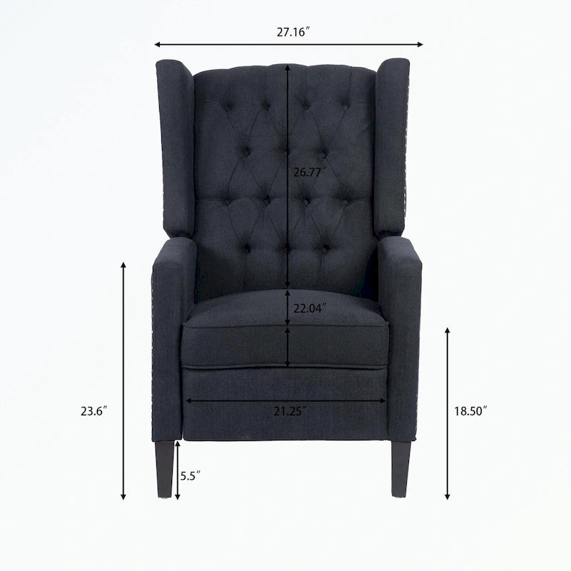 Fauteuil inclinable manuel à oreilles