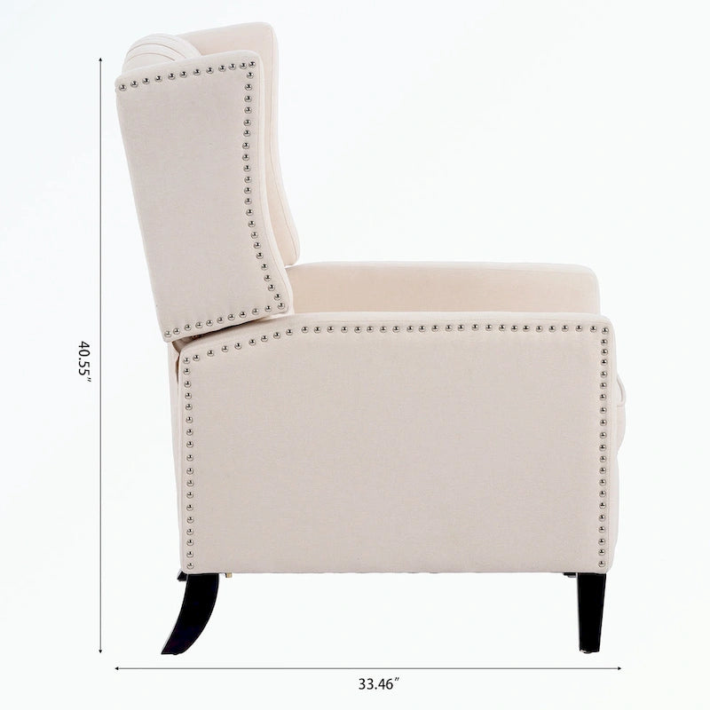 Fauteuil inclinable manuel à oreilles