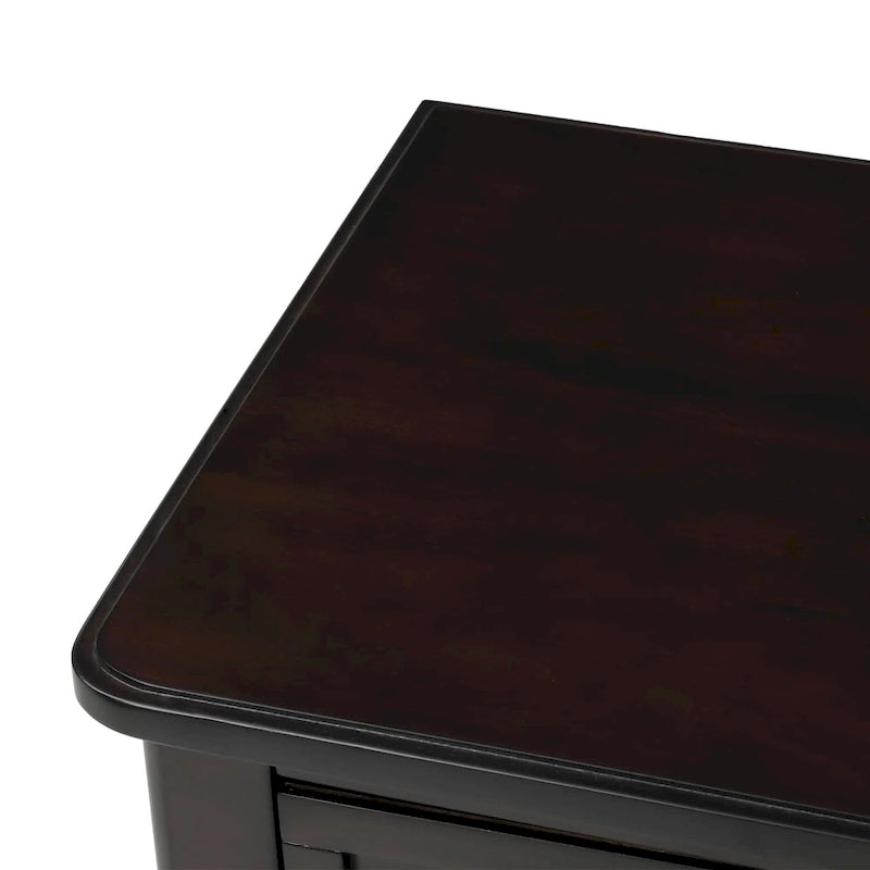 Console à 3 tiroirs Copper Grove Colby avec étagère inférieure
