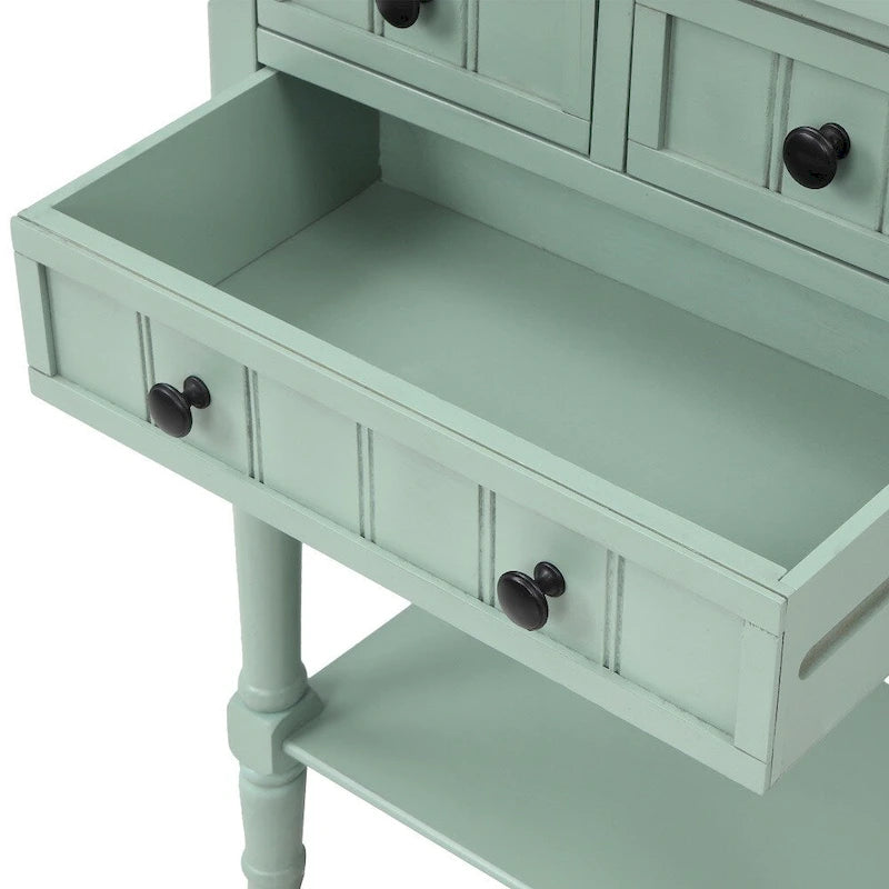 Console à 3 tiroirs Copper Grove Colby avec étagère inférieure