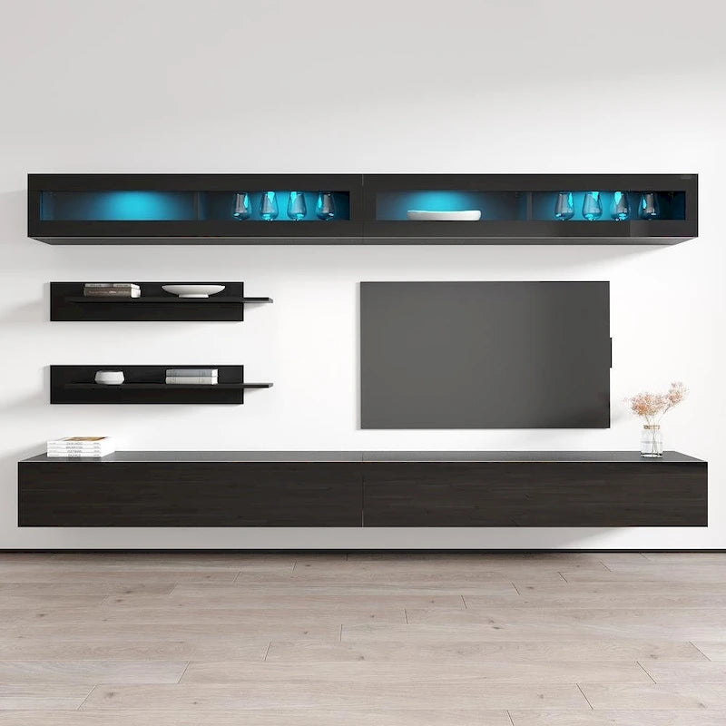 Fly I2 30TV Meuble TV mural flottant moderne