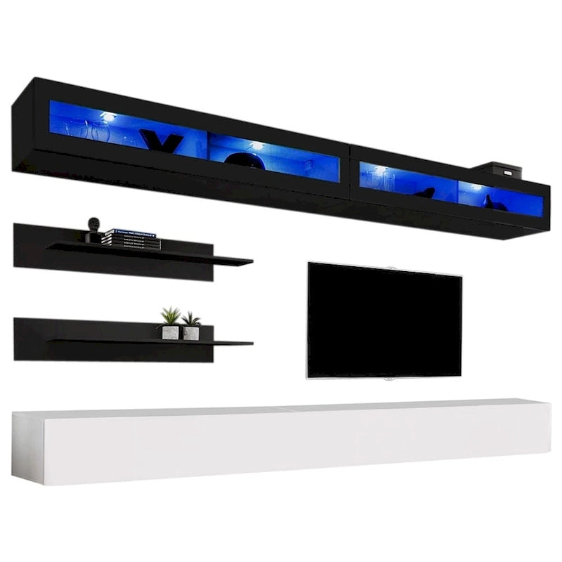 Fly I2 30TV Meuble TV mural flottant moderne