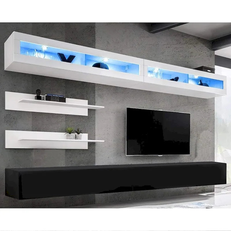 Fly I2 30TV Meuble TV mural flottant moderne