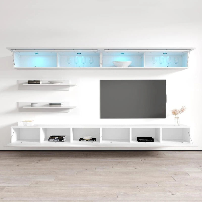 Fly I2 30TV Meuble TV mural flottant moderne