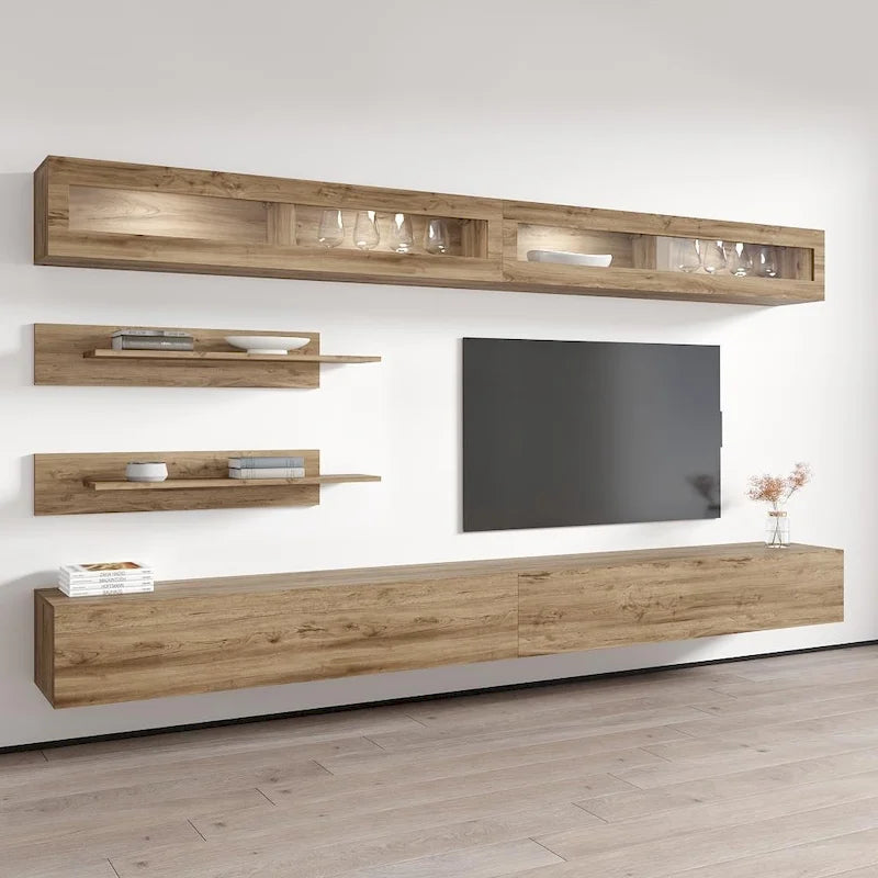 Fly I2 30TV Meuble TV mural flottant moderne