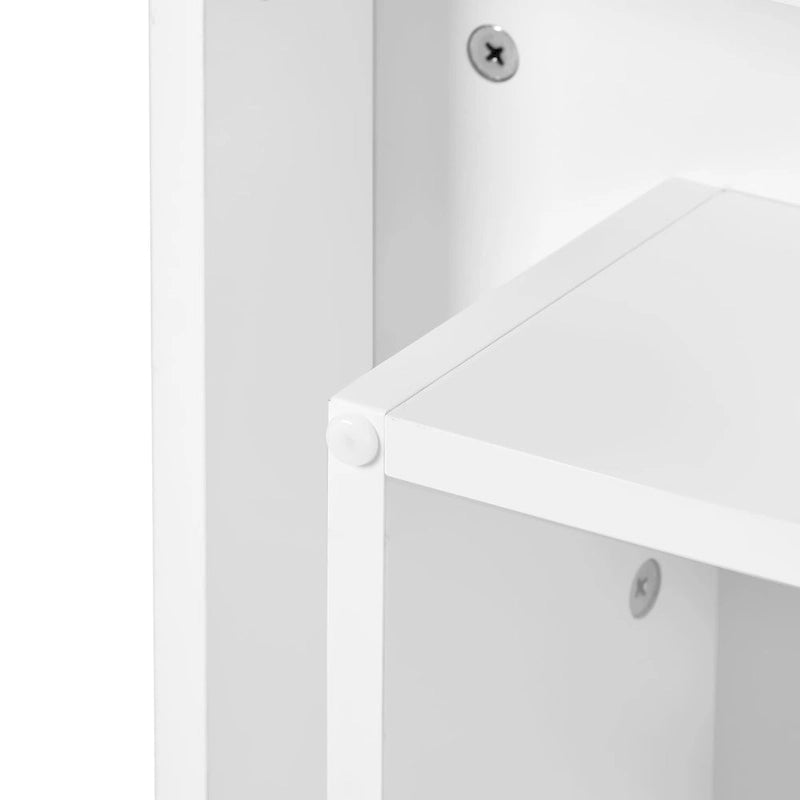 Table basse carrée à 2 niveaux design minimaliste laqué avec lumières LED 16 couleurs enfichables pour salon