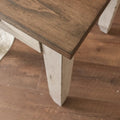 Table d'appoint en bois à 1 tiroir deux tons Steve Silver