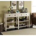 Table console 72" avec 4 tiroirs