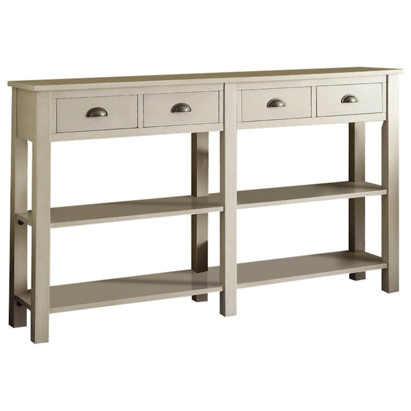 Table console 72" avec 4 tiroirs