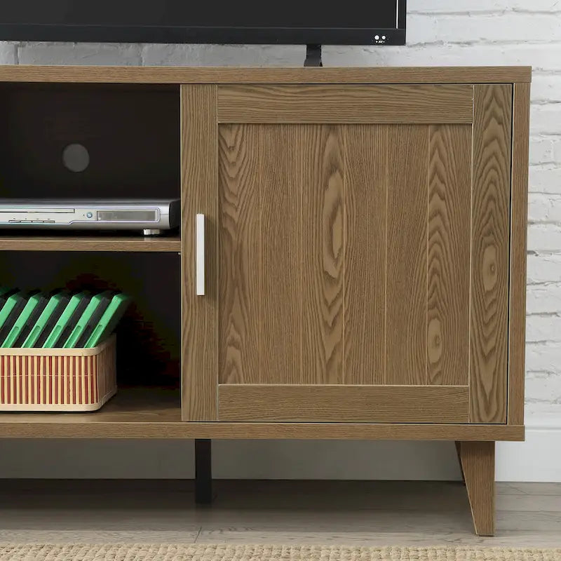 Meuble TV Briggs Modern de 60 pouces Bridgevine Home pour téléviseurs jusqu'à 65 pouces