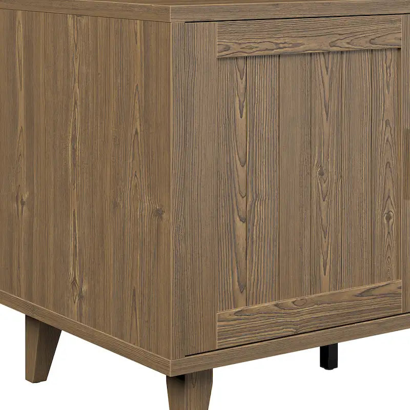 Meuble TV Briggs Modern de 60 pouces Bridgevine Home pour téléviseurs jusqu'à 65 pouces