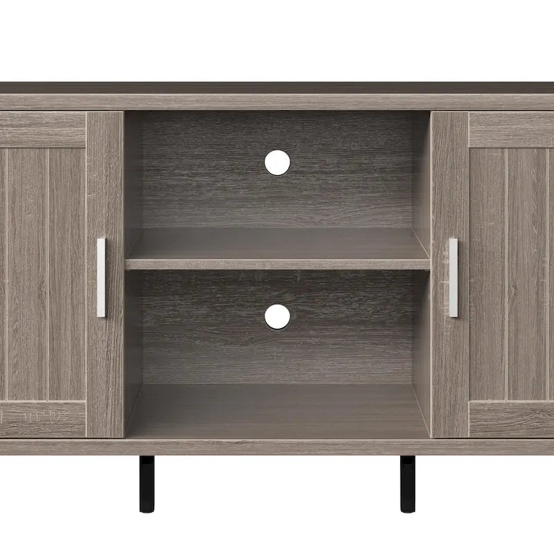 Meuble TV Briggs Modern de 60 pouces Bridgevine Home pour téléviseurs jusqu'à 65 pouces