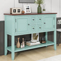 Console/Buffet rétro Nestfair avec tiroirs et étagère inférieure
