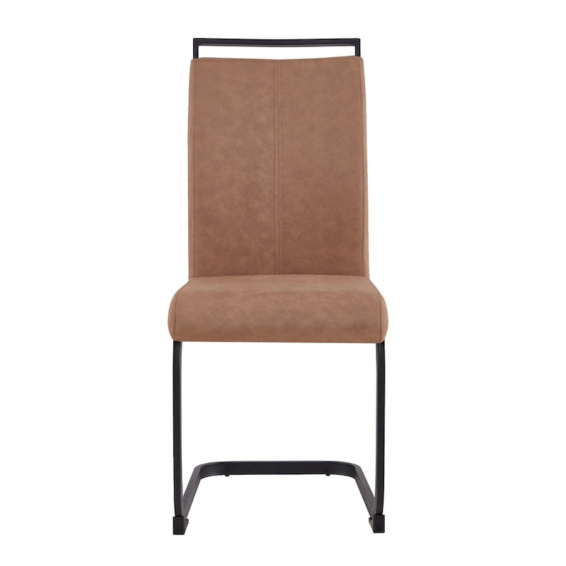 Chaises de salle à manger modernes en similicuir PU, lot de 4