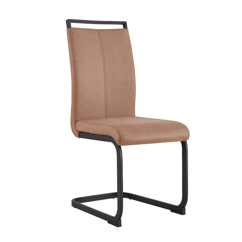 Chaises de salle à manger modernes en similicuir PU, lot de 4