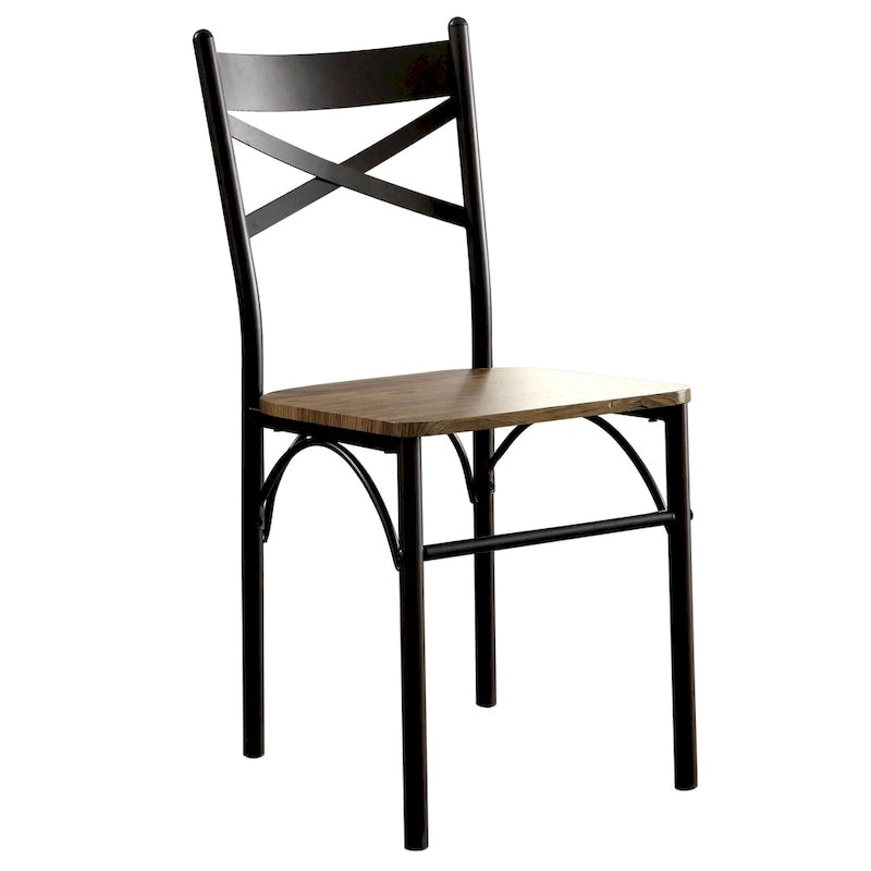 Ensemble de salle à manger Zath Industrial Metal 5 pièces par Furniture of America