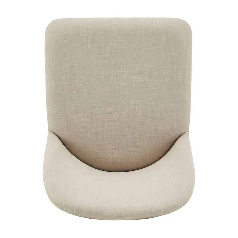 Chaise de salle à manger Cheyenne en métal doré (lot de 2) par iNSPIRE Q Modern