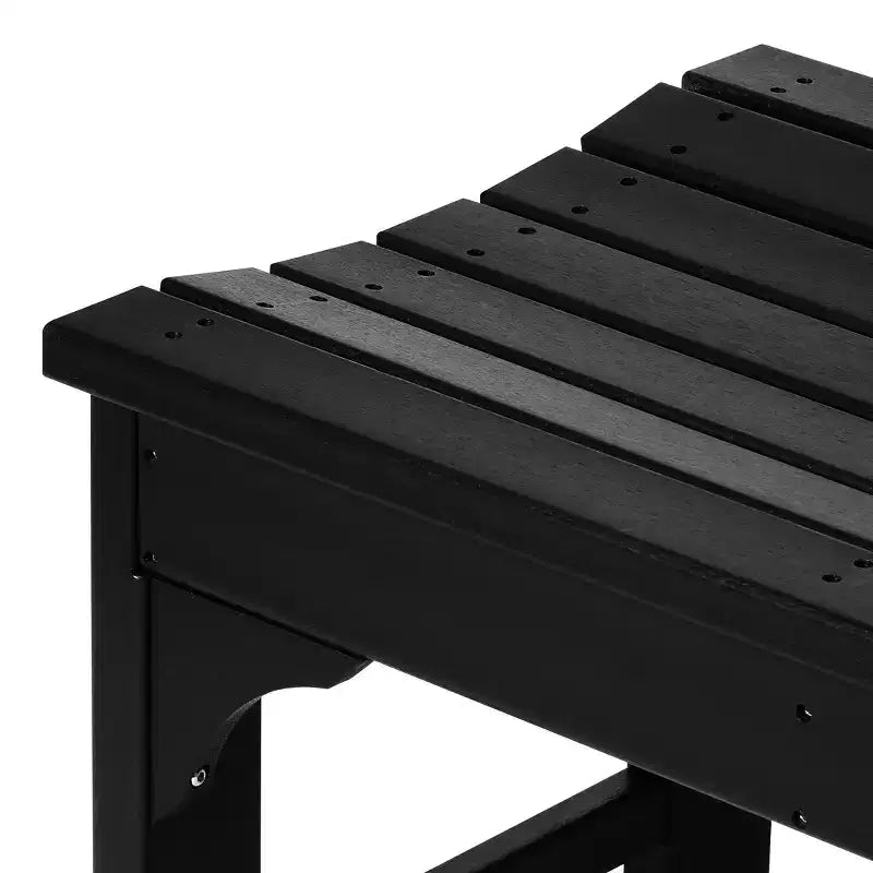 Banc extérieur WestinTrends sans dossier toutes saisons pour patio et jardin