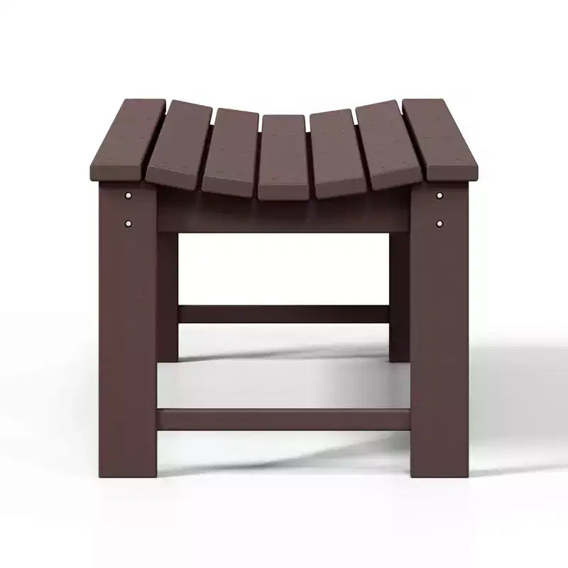 Banc extérieur WestinTrends sans dossier toutes saisons pour patio et jardin