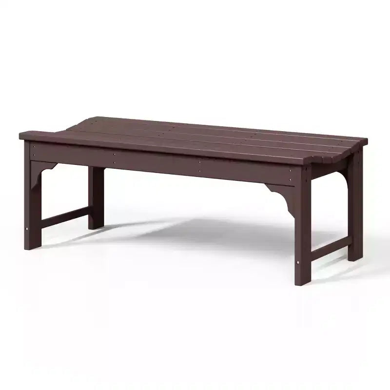 Banc extérieur WestinTrends sans dossier toutes saisons pour patio et jardin