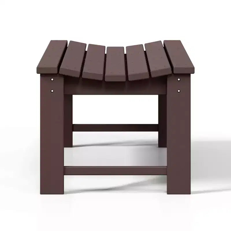 Banc extérieur WestinTrends sans dossier toutes saisons pour patio et jardin