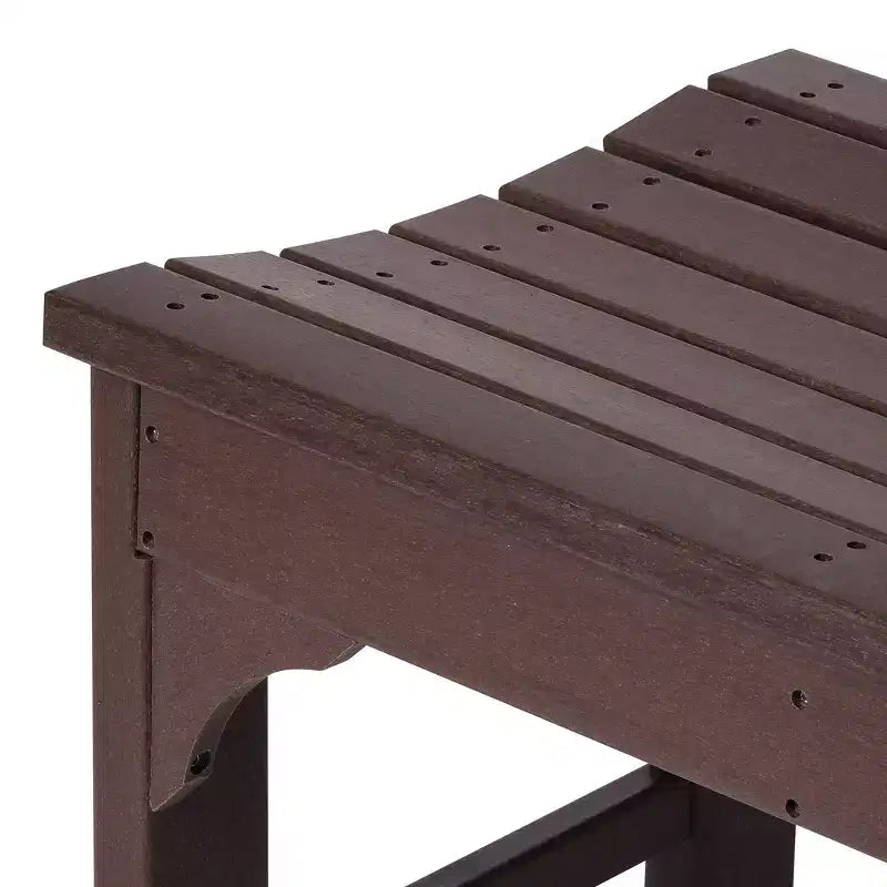Banc extérieur WestinTrends sans dossier toutes saisons pour patio et jardin