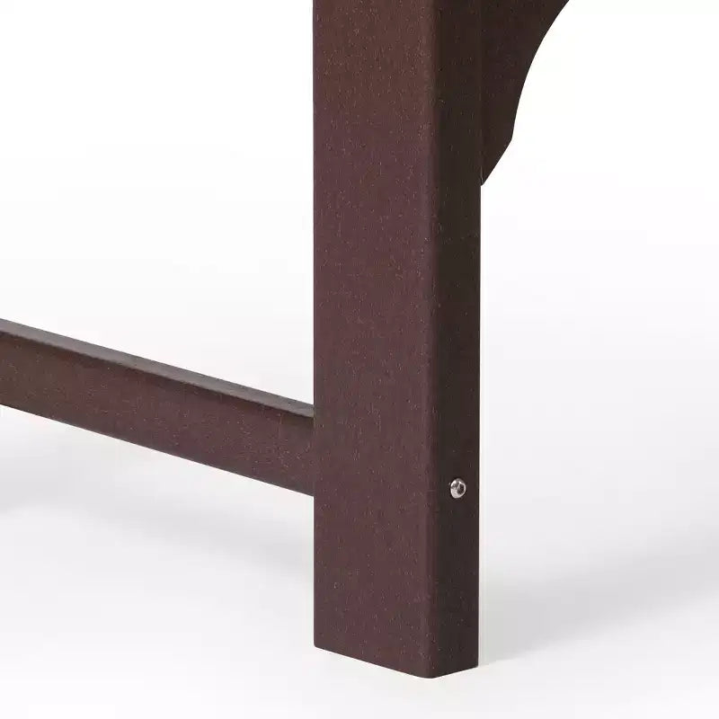 Banc extérieur WestinTrends sans dossier toutes saisons pour patio et jardin