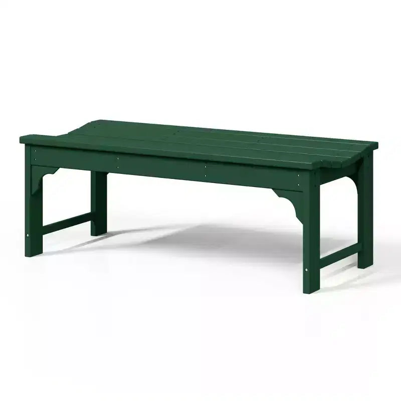 Banc extérieur WestinTrends sans dossier toutes saisons pour patio et jardin