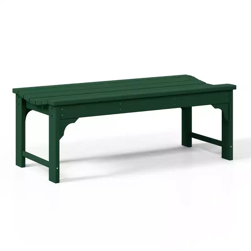 Banc extérieur WestinTrends sans dossier toutes saisons pour patio et jardin