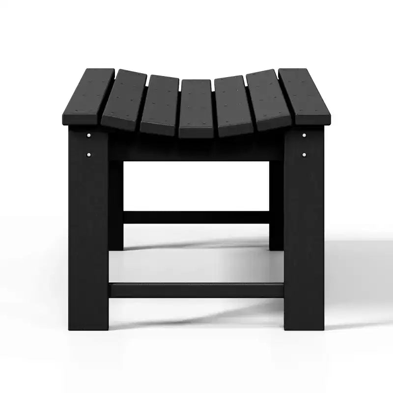 Banc extérieur WestinTrends sans dossier toutes saisons pour patio et jardin