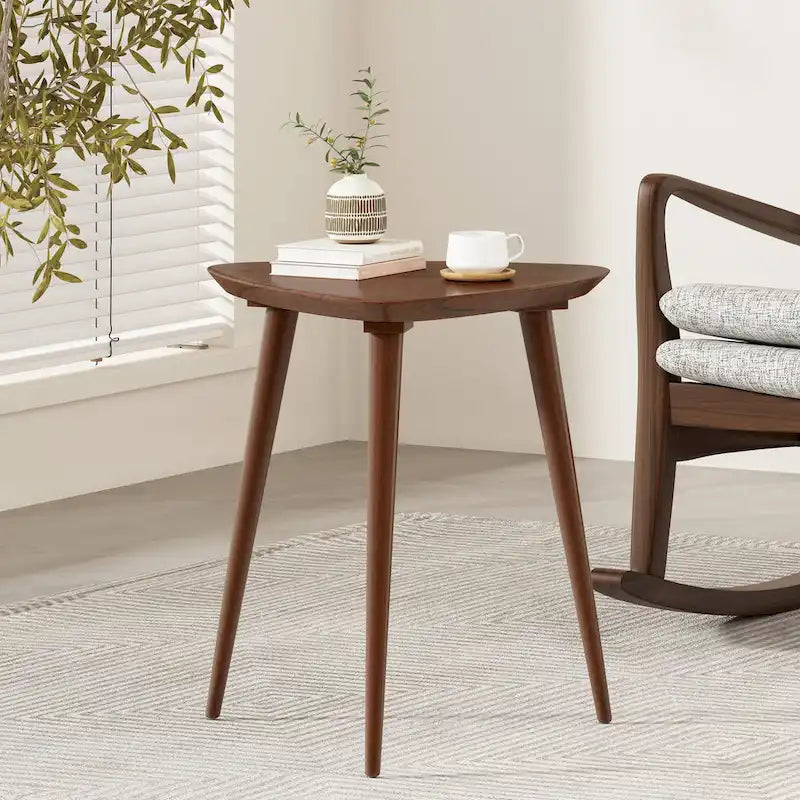 Table d'appoint en bois Naja Mid-Century de Christopher Knight Home - 20 L x 20 l x 22,75 H