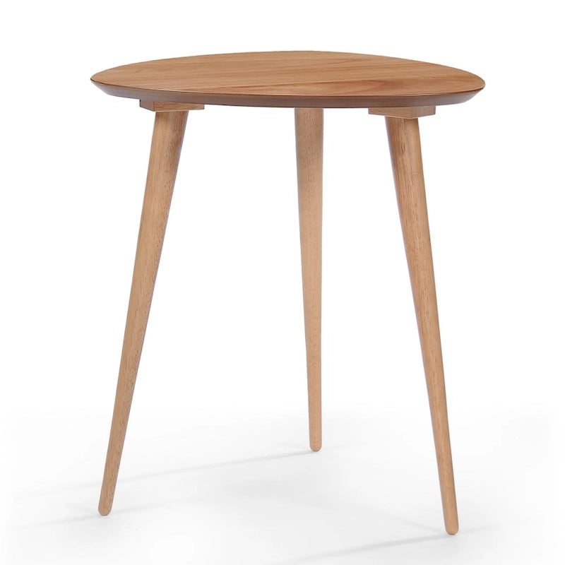 Table d'appoint en bois Naja Mid-Century de Christopher Knight Home - 20 L x 20 l x 22,75 H