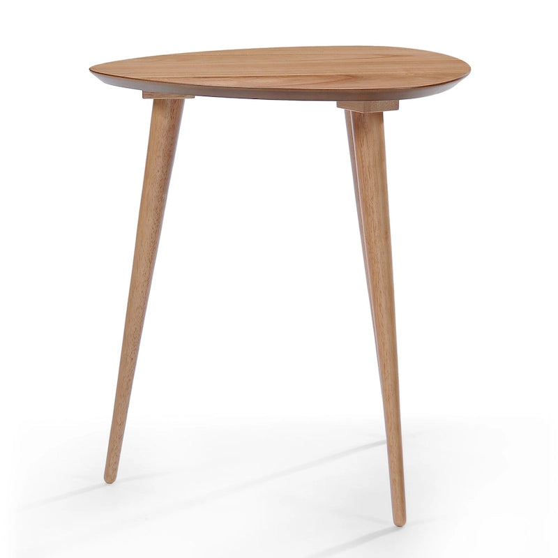 Table d'appoint en bois Naja Mid-Century de Christopher Knight Home - 20 L x 20 l x 22,75 H