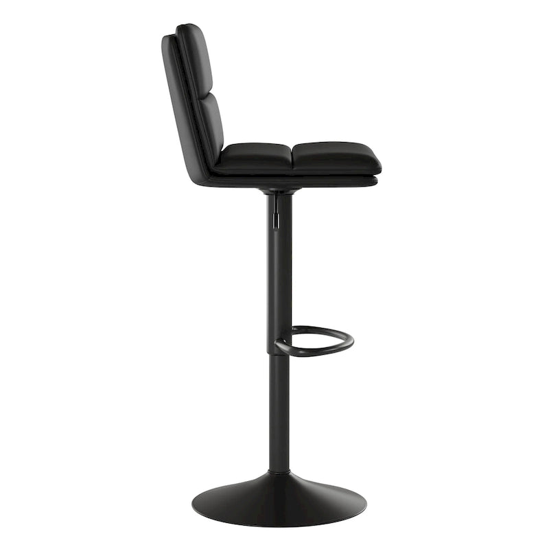 Ensemble de 2 tabourets de bar commerciaux sans accoudoirs, hauteur réglable