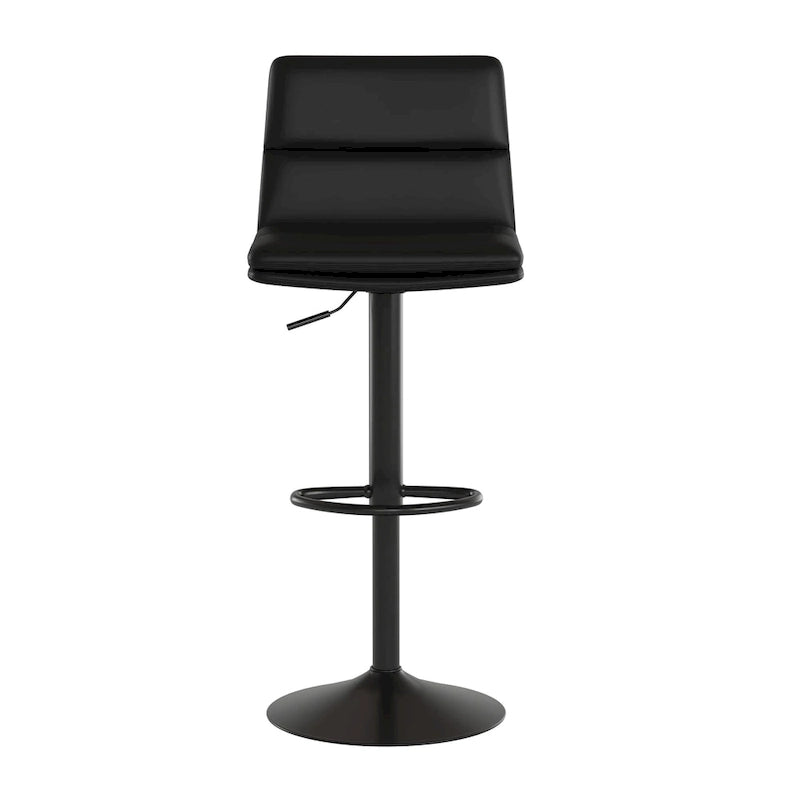 Ensemble de 2 tabourets de bar commerciaux sans accoudoirs, hauteur réglable