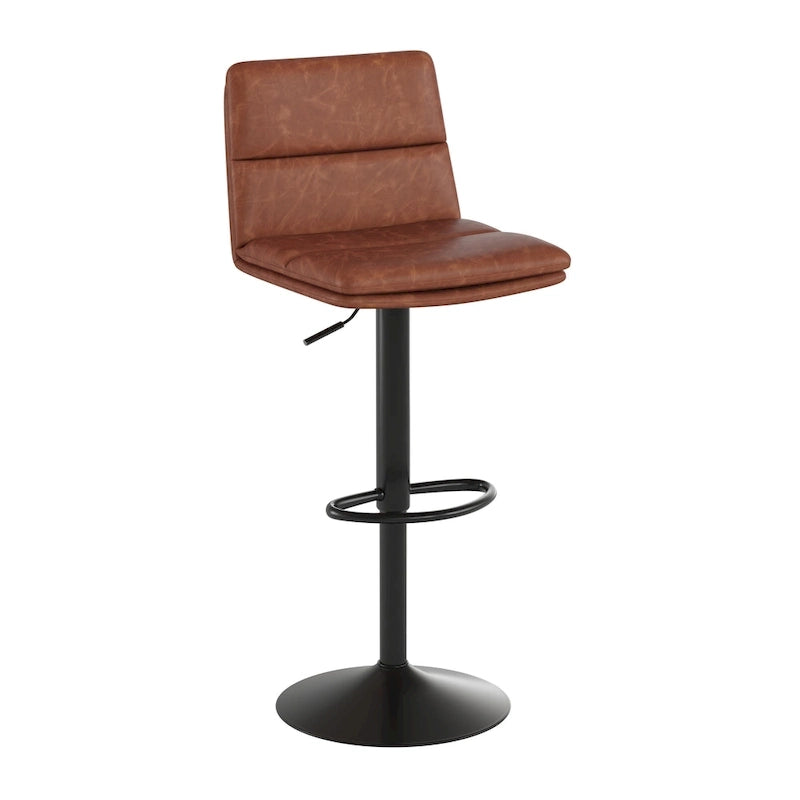 Ensemble de 2 tabourets de bar commerciaux sans accoudoirs, hauteur réglable