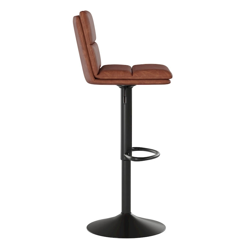 Ensemble de 2 tabourets de bar commerciaux sans accoudoirs, hauteur réglable