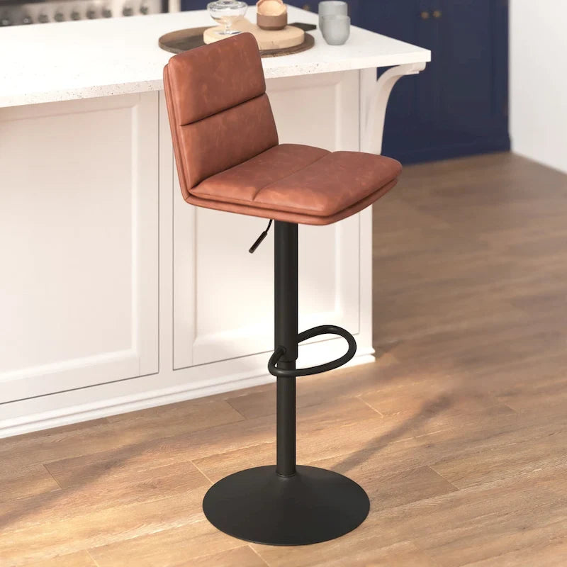 Ensemble de 2 tabourets de bar commerciaux sans accoudoirs, hauteur réglable