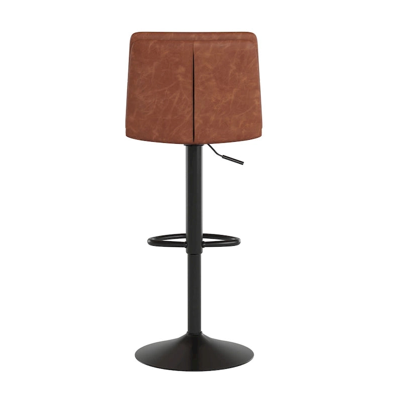 Ensemble de 2 tabourets de bar commerciaux sans accoudoirs, hauteur réglable