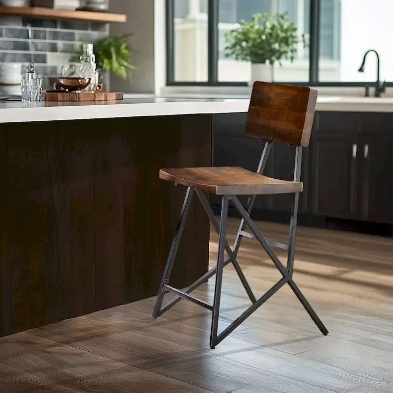 Tabouret de comptoir INK+IVY Trestle