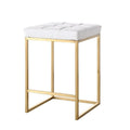 Tabouret de bar Chi blanc et or