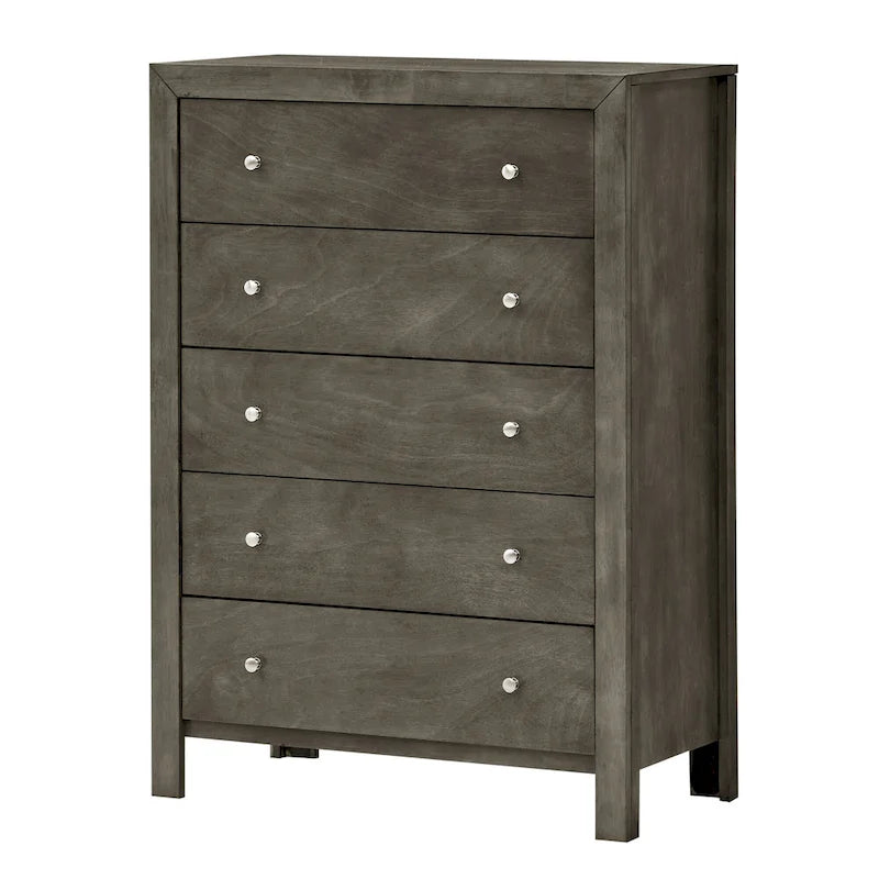 Commode à 5 tiroirs Burlington (34 po L. x 17 po l. x 48 po H)