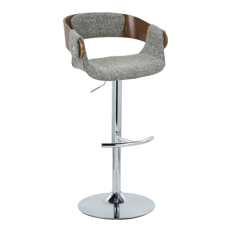 Tabouret de bar réglable Carson Carrington Gavle avec repose-pieds en T arrondi (lot de 2)