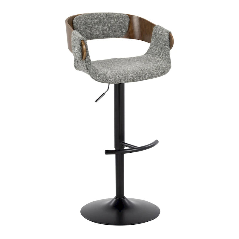 Tabouret de bar réglable Carson Carrington Gavle avec repose-pieds en T arrondi (lot de 2)