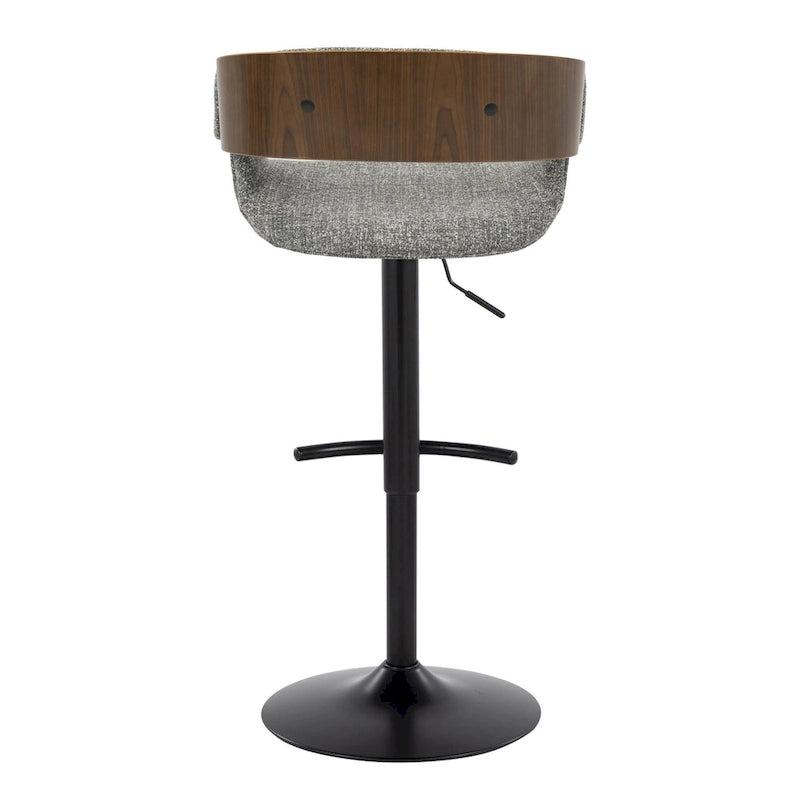 Tabouret de bar réglable Carson Carrington Gavle avec repose-pieds en T arrondi (lot de 2)