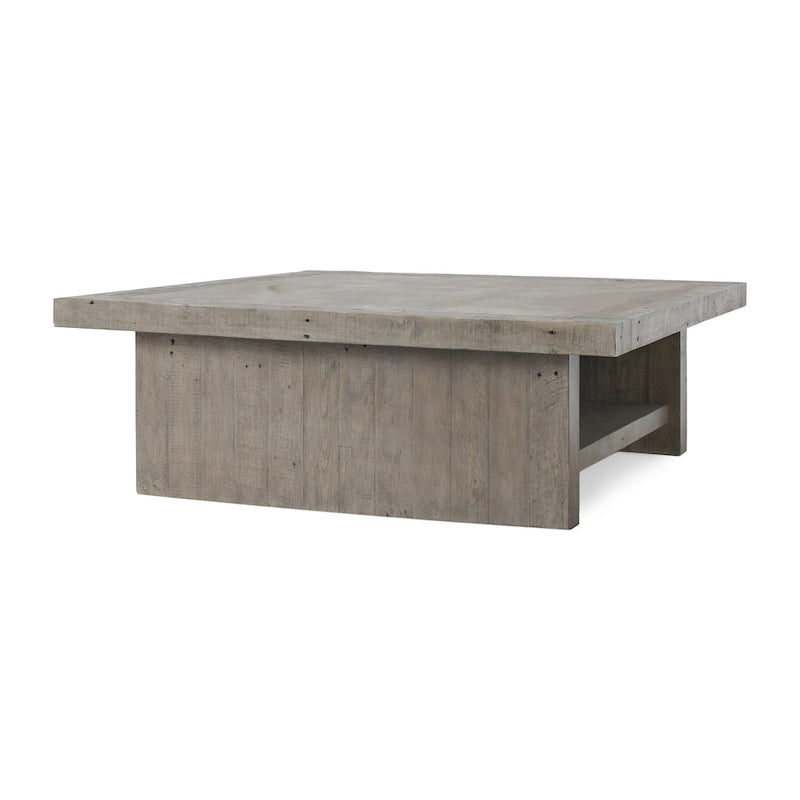 Table basse carrée Stonebridge de Classic Home - 50Lx50Px18H