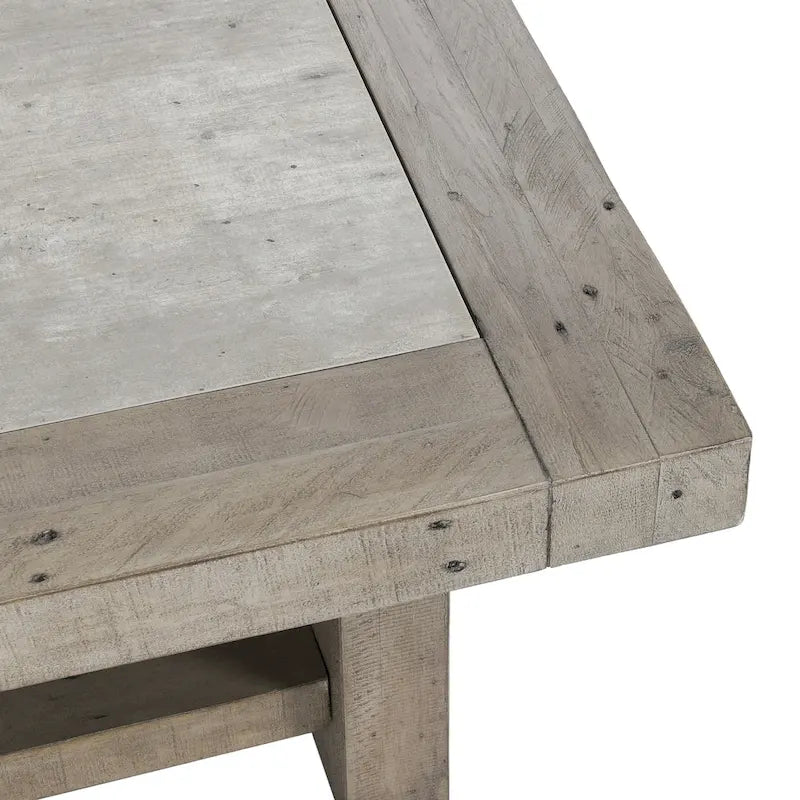 Table basse carrée Stonebridge de Classic Home - 50Lx50Px18H