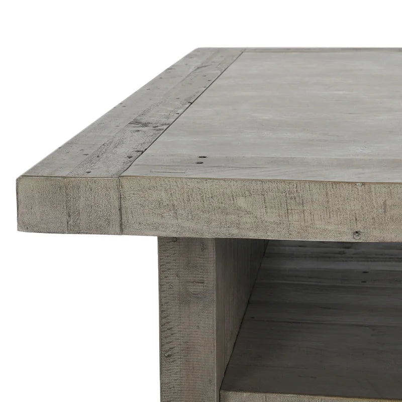 Table basse carrée Stonebridge de Classic Home - 50Lx50Px18H