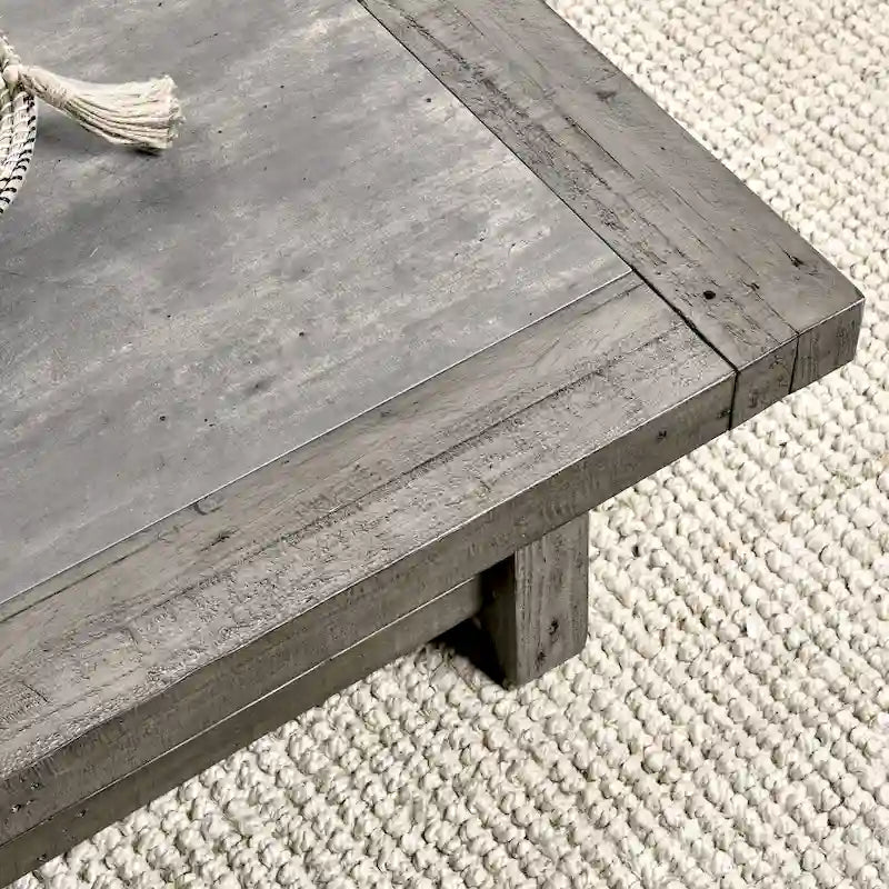 Table basse carrée Stonebridge de Classic Home - 50Lx50Px18H